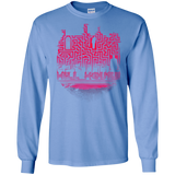 T-Shirts Carolina Blue / S Hill House Silhouette Men's Long Sleeve T-Shirt