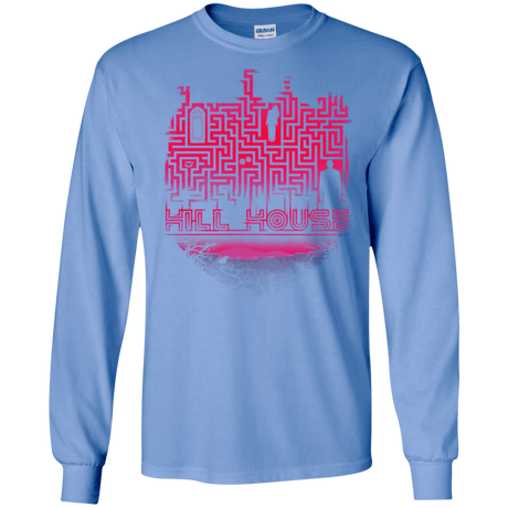 T-Shirts Carolina Blue / S Hill House Silhouette Men's Long Sleeve T-Shirt