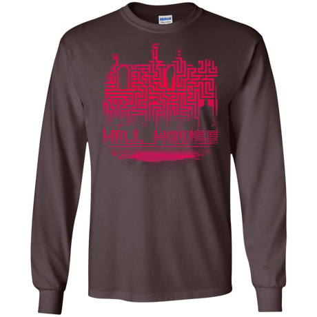 T-Shirts Dark Chocolate / S Hill House Silhouette Men's Long Sleeve T-Shirt