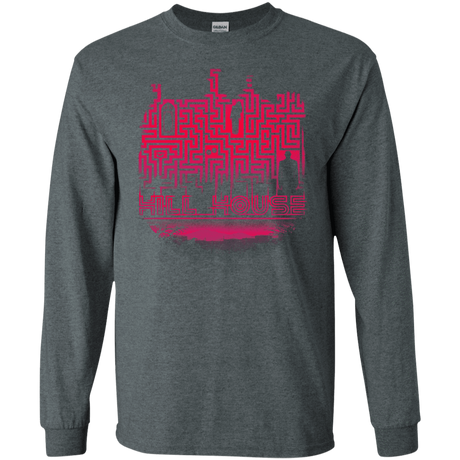 T-Shirts Dark Heather / S Hill House Silhouette Men's Long Sleeve T-Shirt