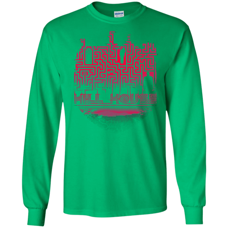 T-Shirts Irish Green / S Hill House Silhouette Men's Long Sleeve T-Shirt