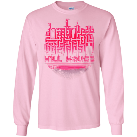 T-Shirts Light Pink / S Hill House Silhouette Men's Long Sleeve T-Shirt