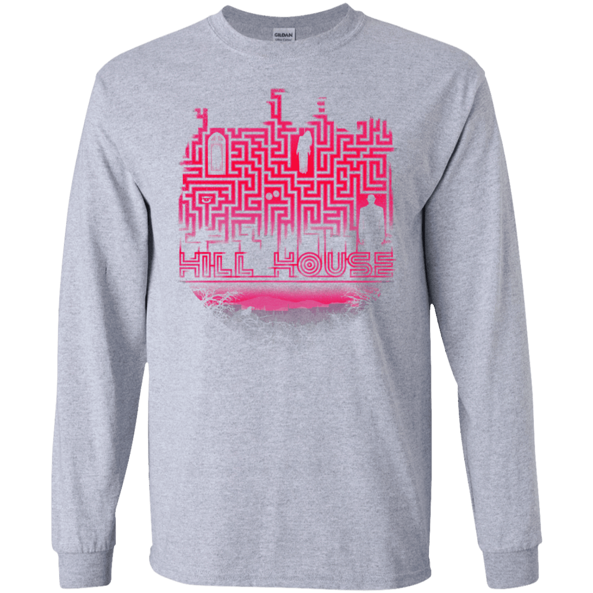 T-Shirts Sport Grey / S Hill House Silhouette Men's Long Sleeve T-Shirt