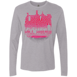 T-Shirts Heather Grey / S Hill House Silhouette Men's Premium Long Sleeve