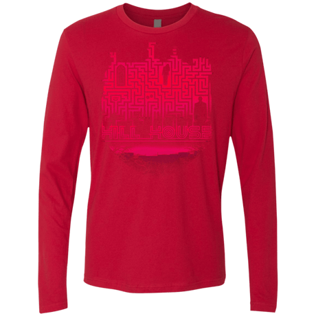 T-Shirts Red / S Hill House Silhouette Men's Premium Long Sleeve