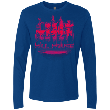 T-Shirts Royal / S Hill House Silhouette Men's Premium Long Sleeve