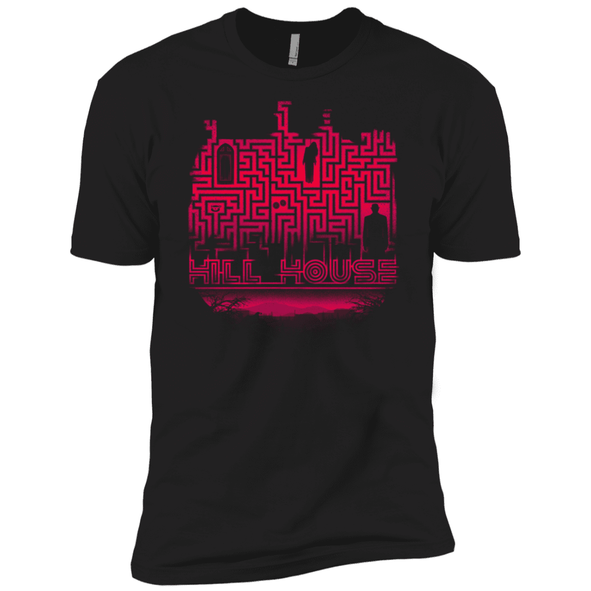 T-Shirts Black / X-Small Hill House Silhouette Men's Premium T-Shirt