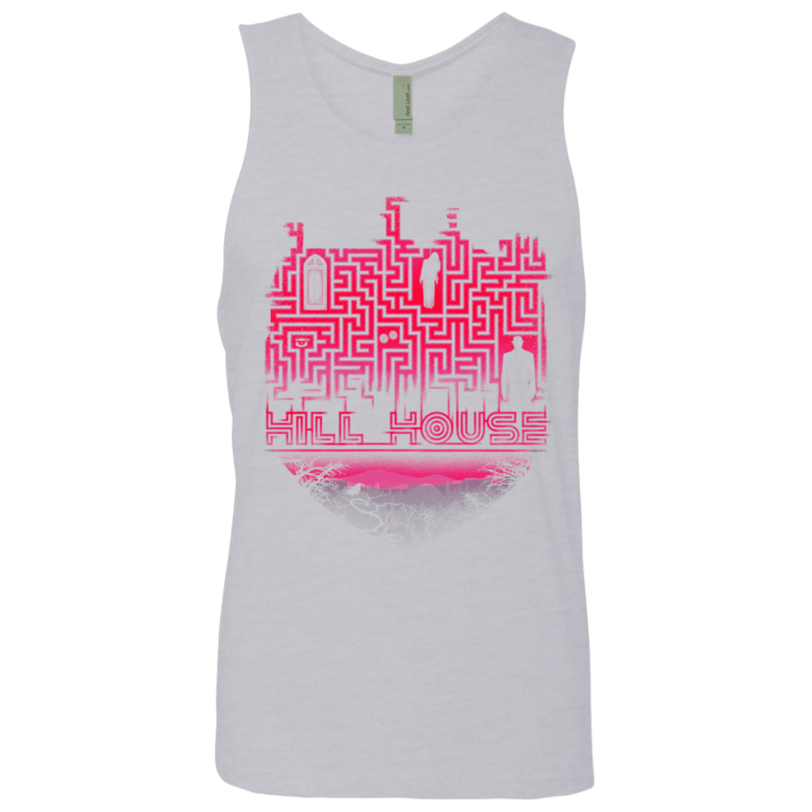 T-Shirts Heather Grey / S Hill House Silhouette Men's Premium Tank Top