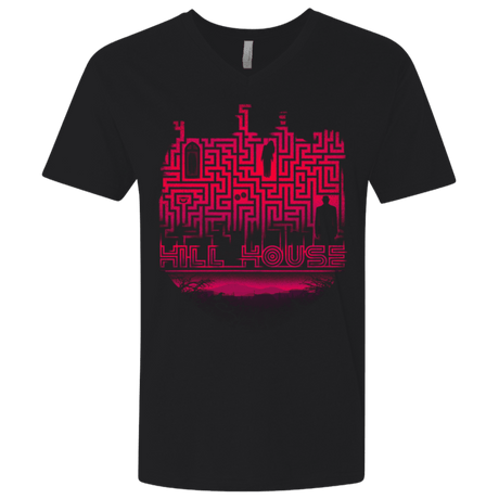 T-Shirts Black / X-Small Hill House Silhouette Men's Premium V-Neck