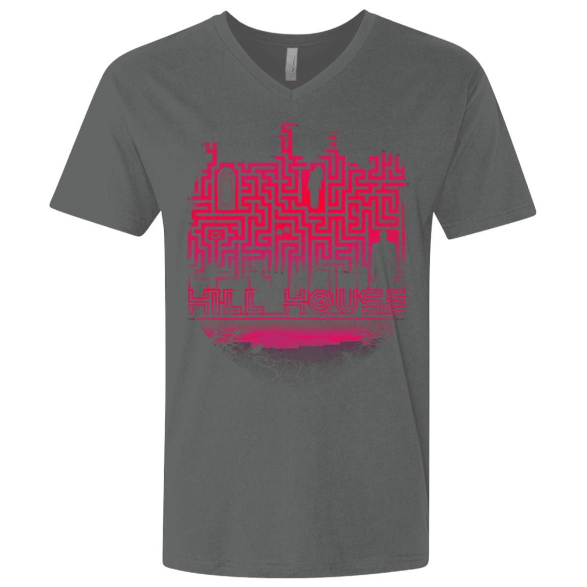 T-Shirts Heavy Metal / X-Small Hill House Silhouette Men's Premium V-Neck
