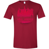 T-Shirts Cardinal Red / S Hill House Silhouette Men's Semi-Fitted Softstyle