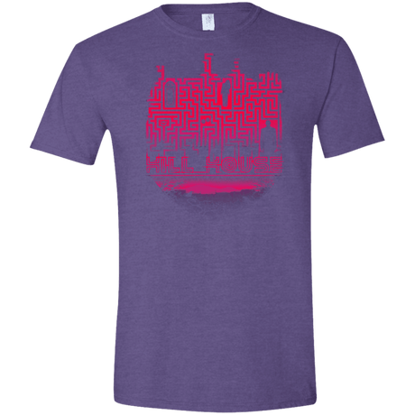 T-Shirts Heather Purple / S Hill House Silhouette Men's Semi-Fitted Softstyle