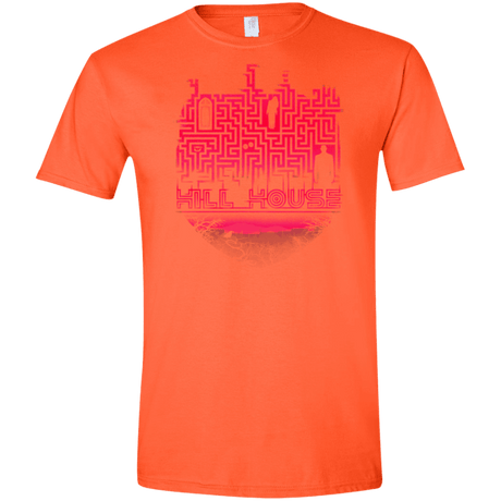 T-Shirts Orange / S Hill House Silhouette Men's Semi-Fitted Softstyle
