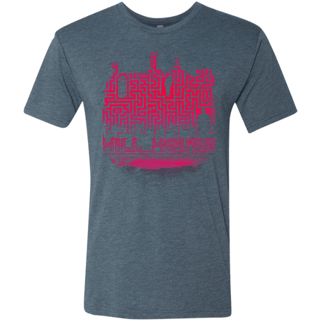 T-Shirts Indigo / S Hill House Silhouette Men's Triblend T-Shirt
