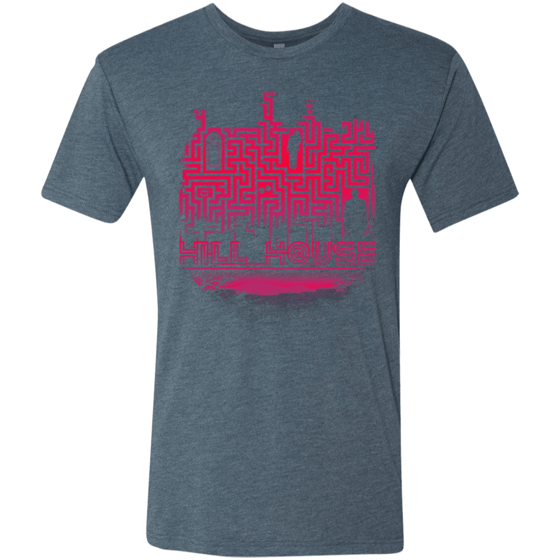 T-Shirts Indigo / S Hill House Silhouette Men's Triblend T-Shirt