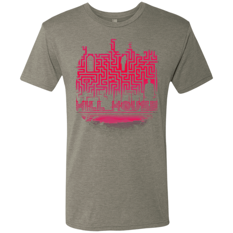 T-Shirts Venetian Grey / S Hill House Silhouette Men's Triblend T-Shirt