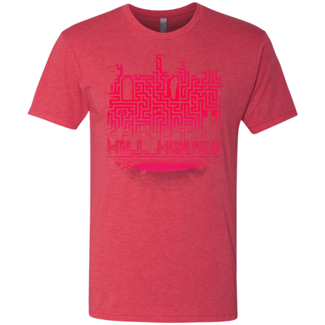 T-Shirts Vintage Red / S Hill House Silhouette Men's Triblend T-Shirt