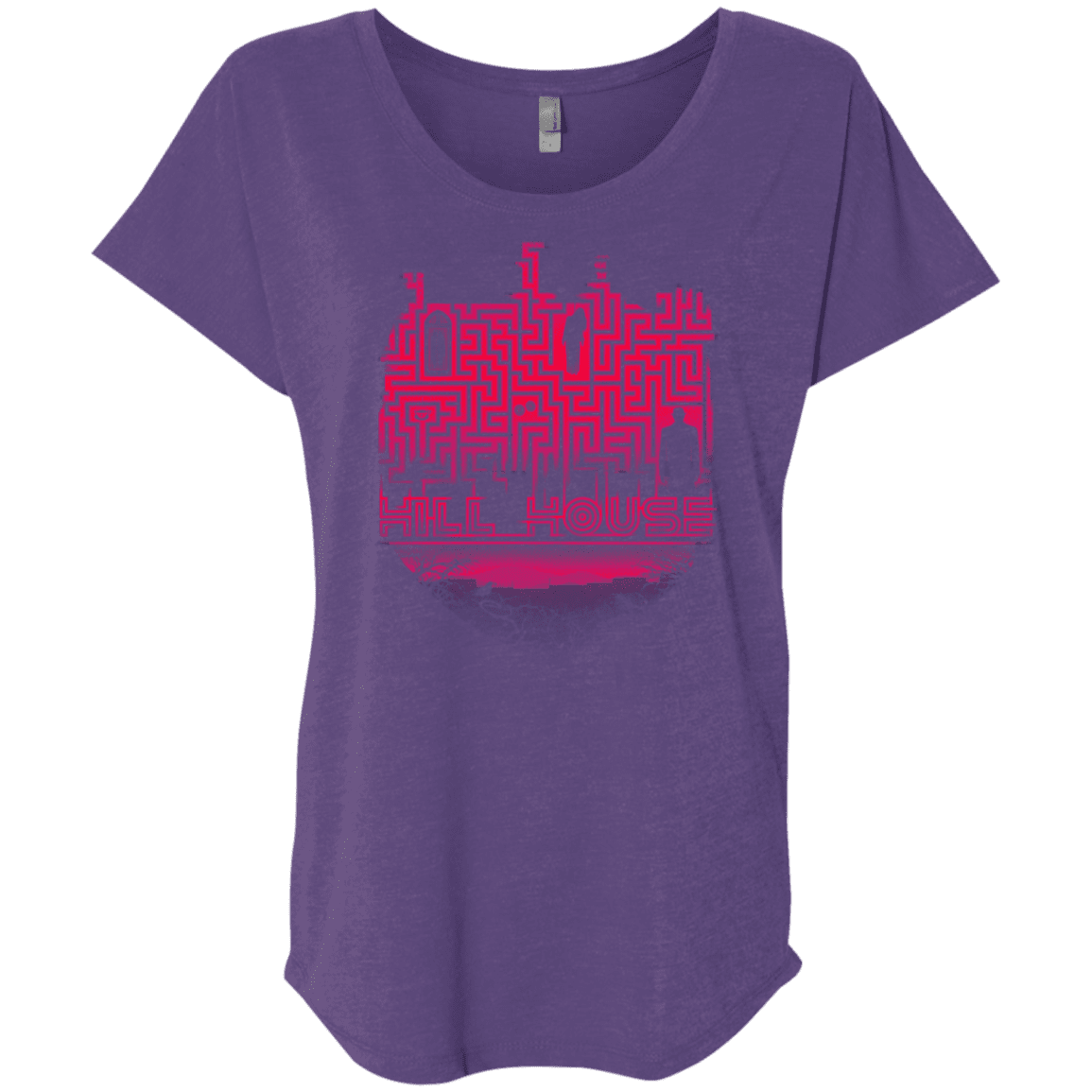 T-Shirts Purple Rush / X-Small Hill House Silhouette Triblend Dolman Sleeve