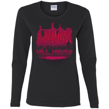 T-Shirts Black / S Hill House Silhouette Women's Long Sleeve T-Shirt