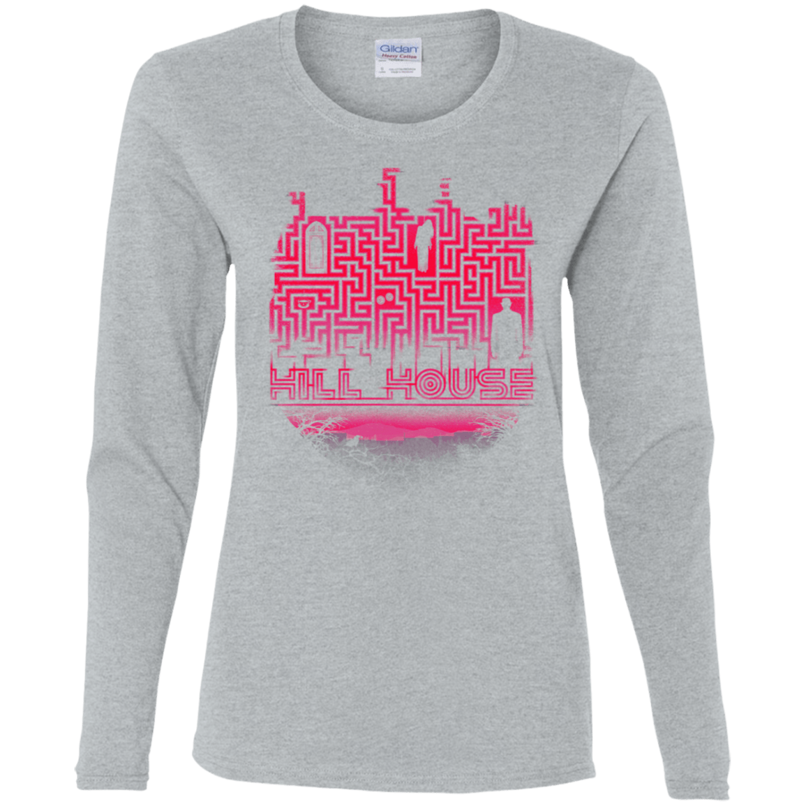 T-Shirts Sport Grey / S Hill House Silhouette Women's Long Sleeve T-Shirt