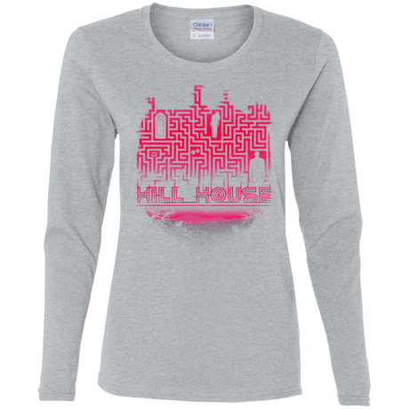 T-Shirts Sport Grey / S Hill House Silhouette Women's Long Sleeve T-Shirt
