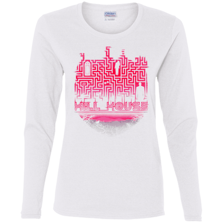 T-Shirts White / S Hill House Silhouette Women's Long Sleeve T-Shirt