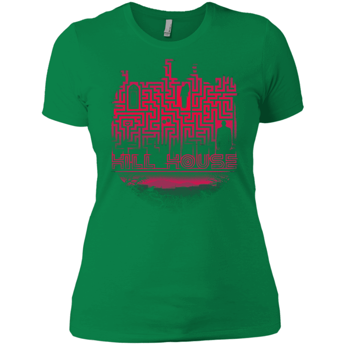 T-Shirts Kelly Green / X-Small Hill House Silhouette Women's Premium T-Shirt