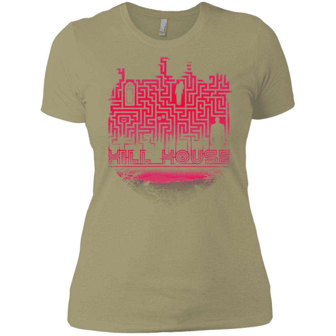 T-Shirts Light Olive / X-Small Hill House Silhouette Women's Premium T-Shirt
