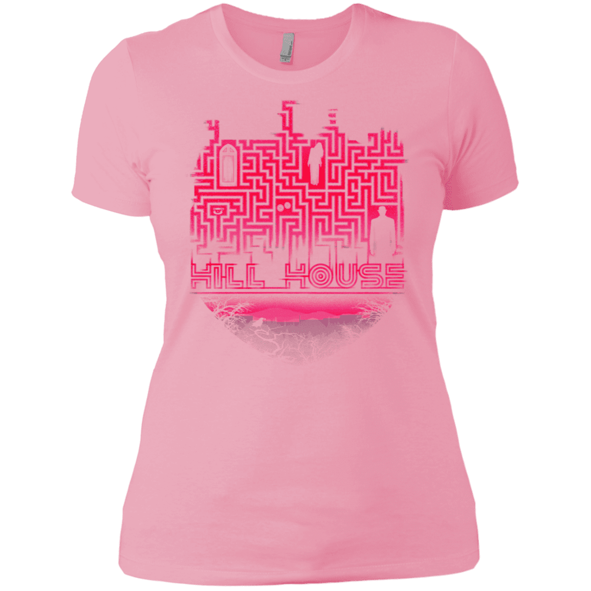 T-Shirts Light Pink / X-Small Hill House Silhouette Women's Premium T-Shirt