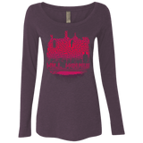 T-Shirts Vintage Purple / S Hill House Silhouette Women's Triblend Long Sleeve Shirt