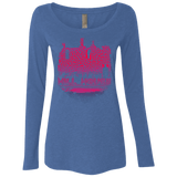 T-Shirts Vintage Royal / S Hill House Silhouette Women's Triblend Long Sleeve Shirt