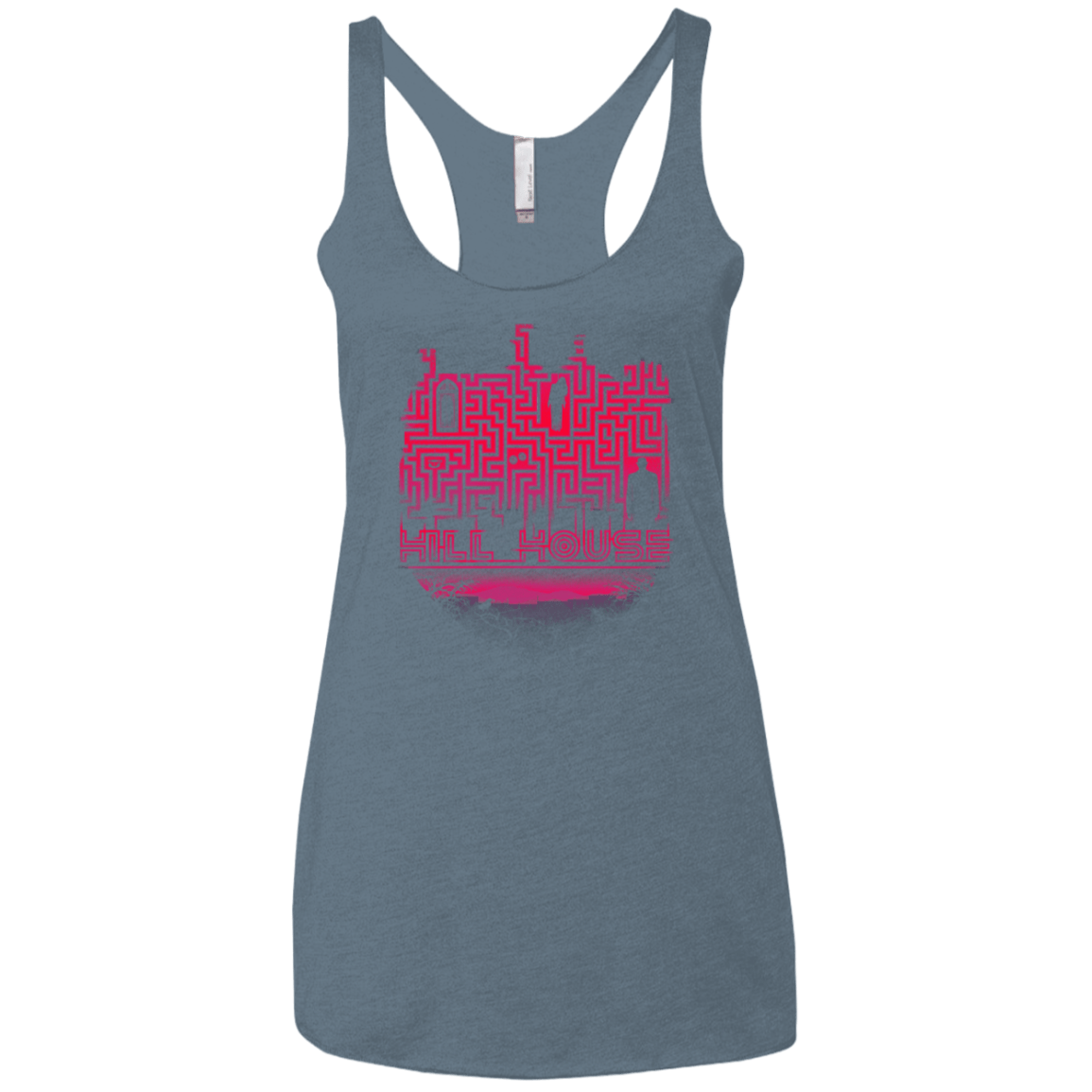 T-Shirts Indigo / X-Small Hill House Silhouette Women's Triblend Racerback Tank