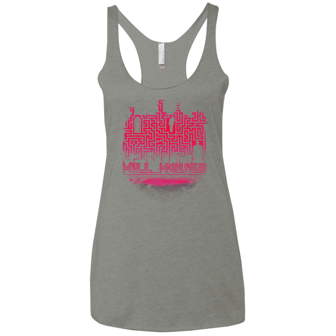 T-Shirts Venetian Grey / X-Small Hill House Silhouette Women's Triblend Racerback Tank