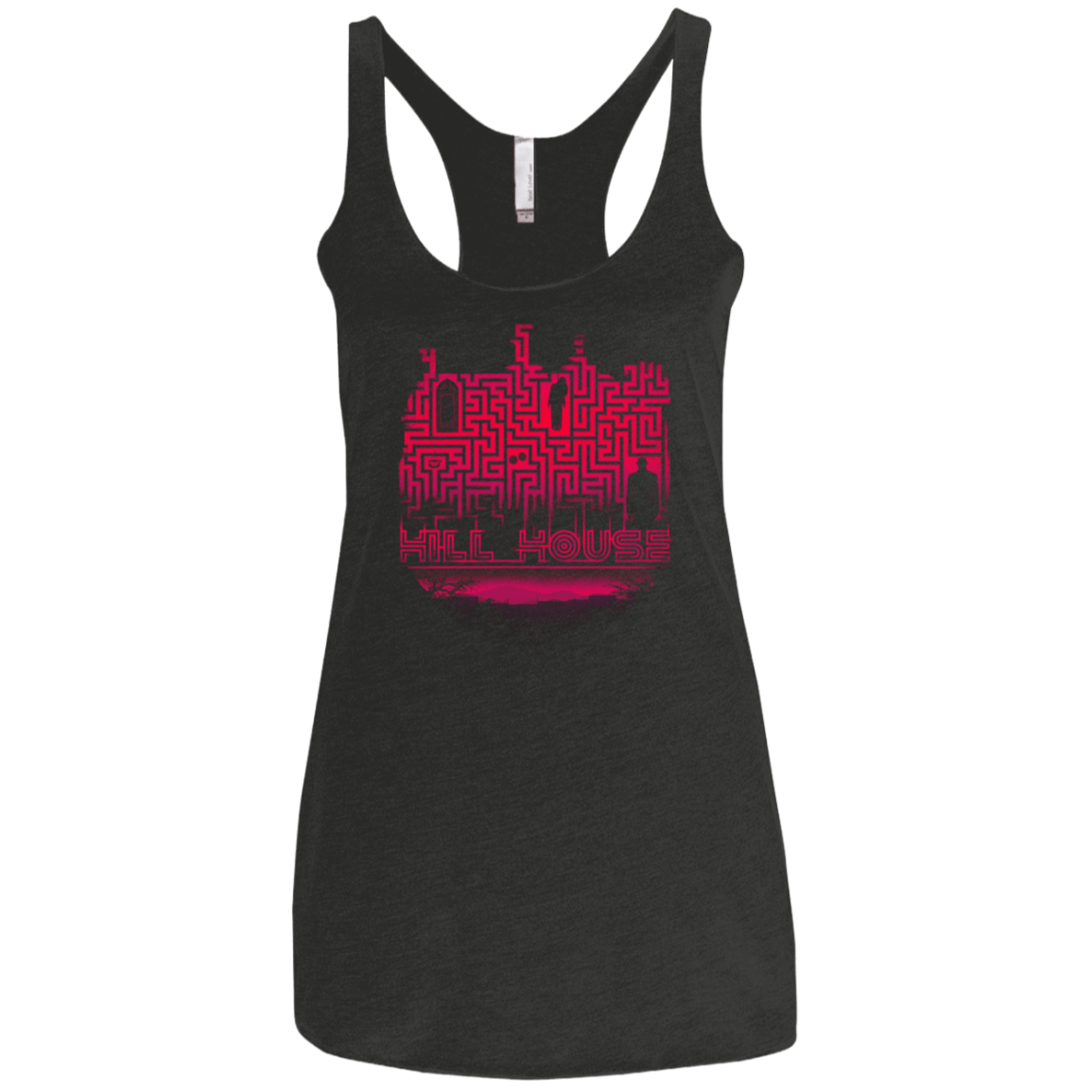 T-Shirts Vintage Black / X-Small Hill House Silhouette Women's Triblend Racerback Tank