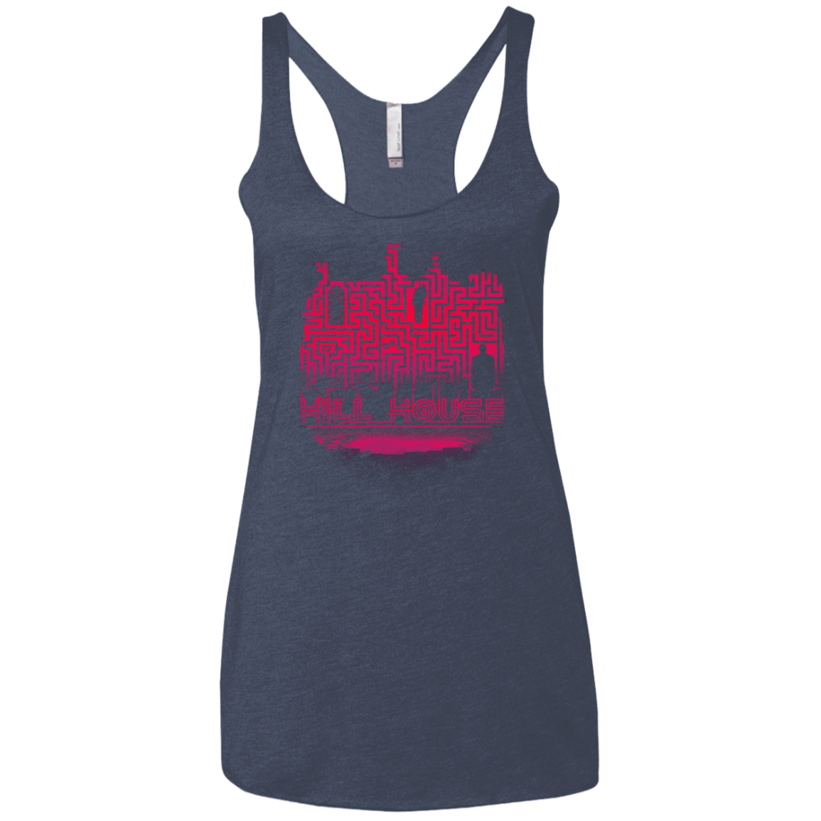 T-Shirts Vintage Navy / X-Small Hill House Silhouette Women's Triblend Racerback Tank