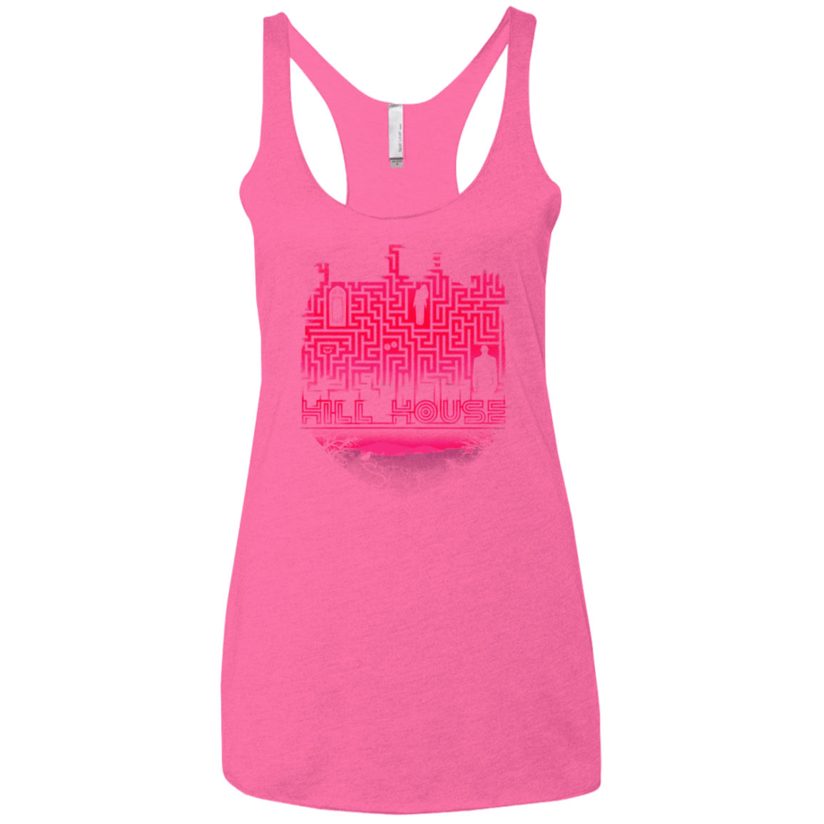 T-Shirts Vintage Pink / X-Small Hill House Silhouette Women's Triblend Racerback Tank