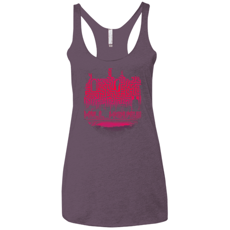 T-Shirts Vintage Purple / X-Small Hill House Silhouette Women's Triblend Racerback Tank