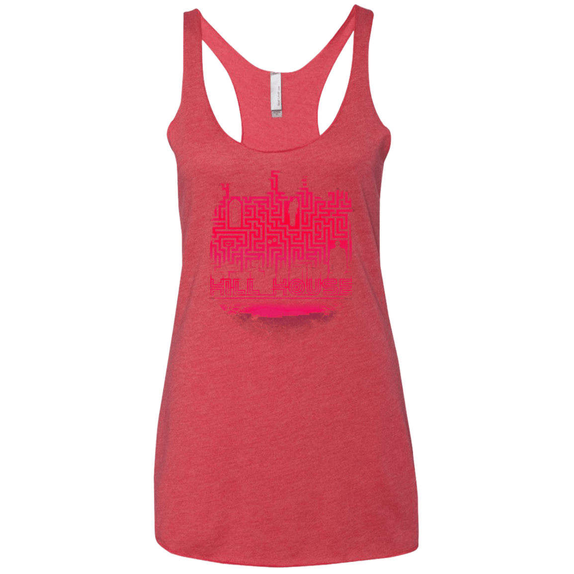 T-Shirts Vintage Red / X-Small Hill House Silhouette Women's Triblend Racerback Tank