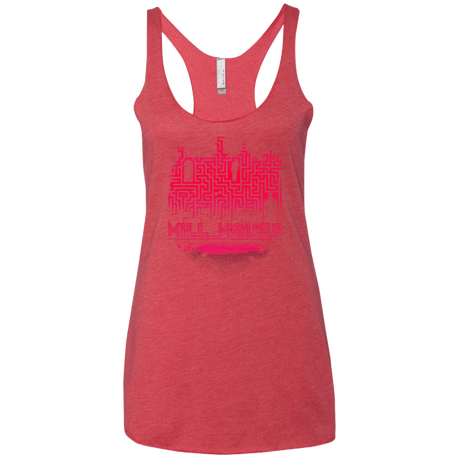 T-Shirts Vintage Red / X-Small Hill House Silhouette Women's Triblend Racerback Tank