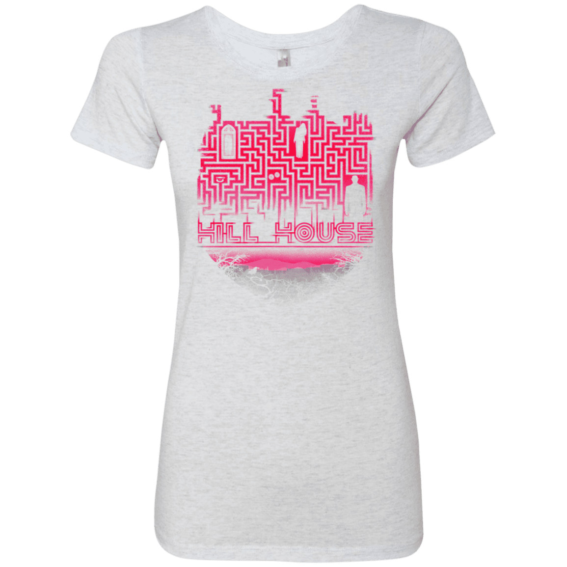 T-Shirts Heather White / S Hill House Silhouette Women's Triblend T-Shirt