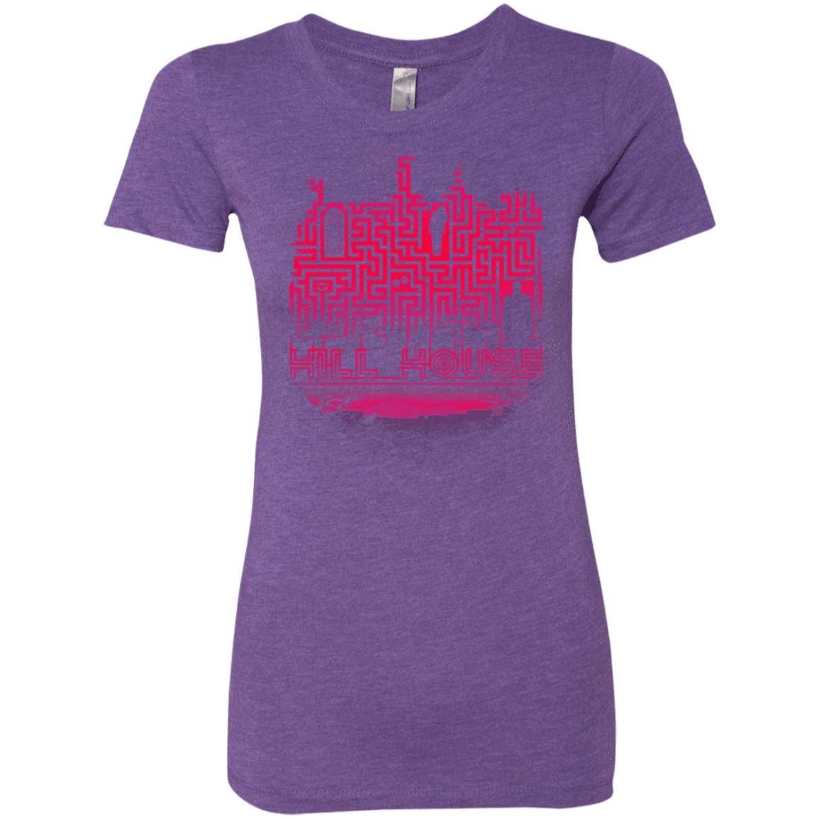 T-Shirts Purple Rush / S Hill House Silhouette Women's Triblend T-Shirt