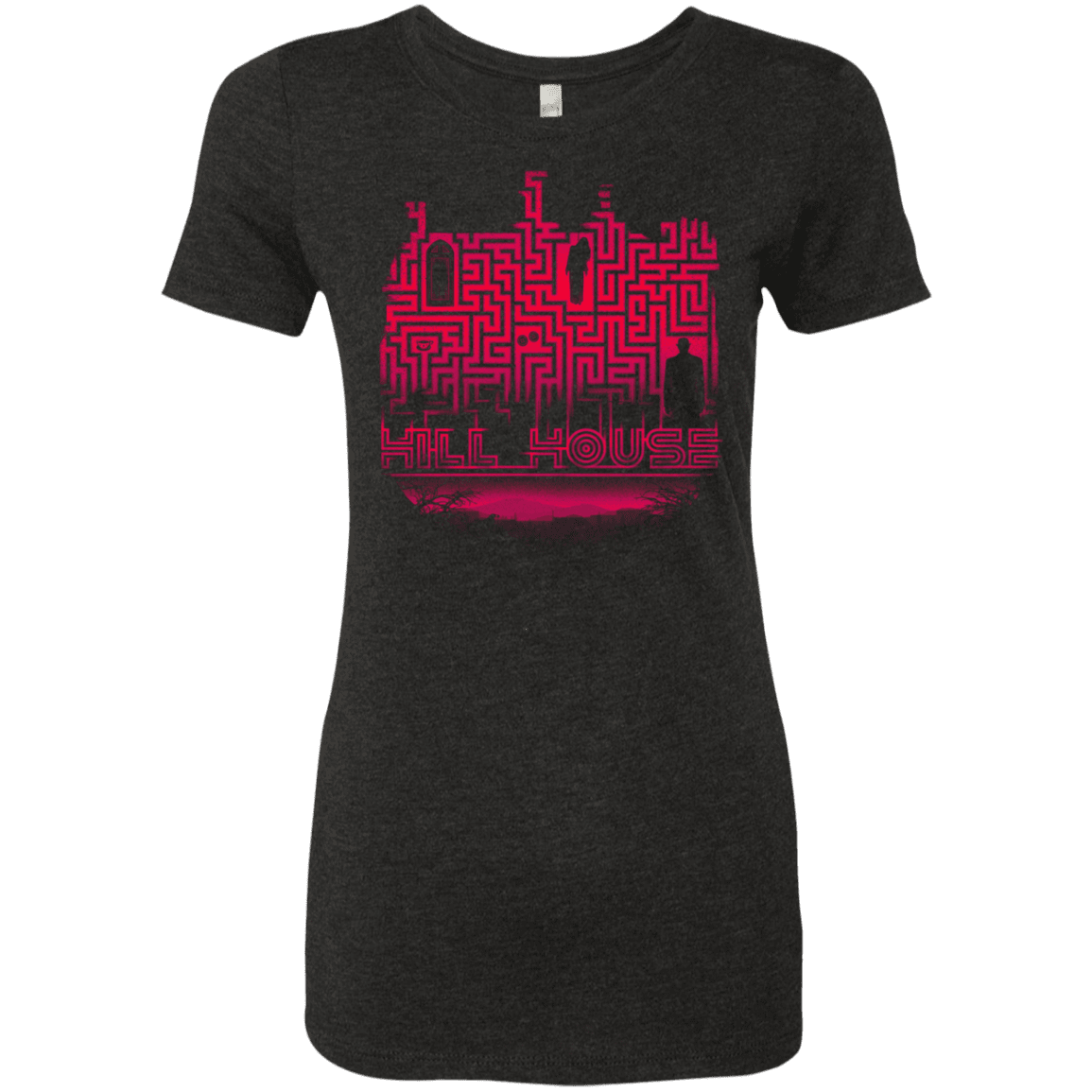 T-Shirts Vintage Black / S Hill House Silhouette Women's Triblend T-Shirt