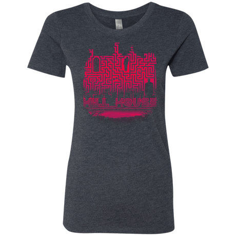 T-Shirts Vintage Navy / S Hill House Silhouette Women's Triblend T-Shirt