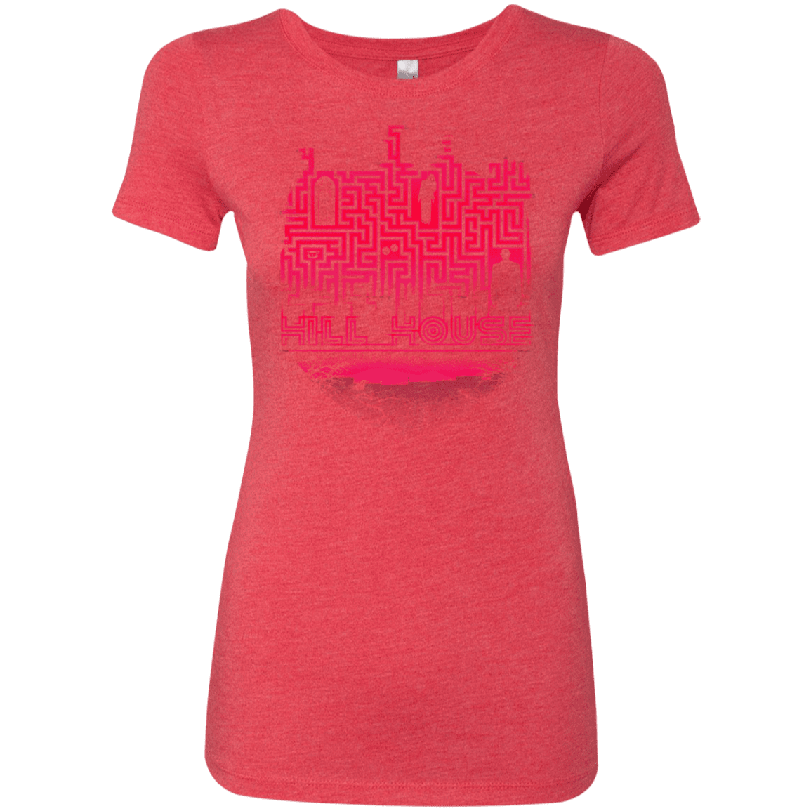 T-Shirts Vintage Red / S Hill House Silhouette Women's Triblend T-Shirt