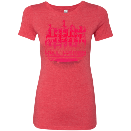 T-Shirts Vintage Red / S Hill House Silhouette Women's Triblend T-Shirt
