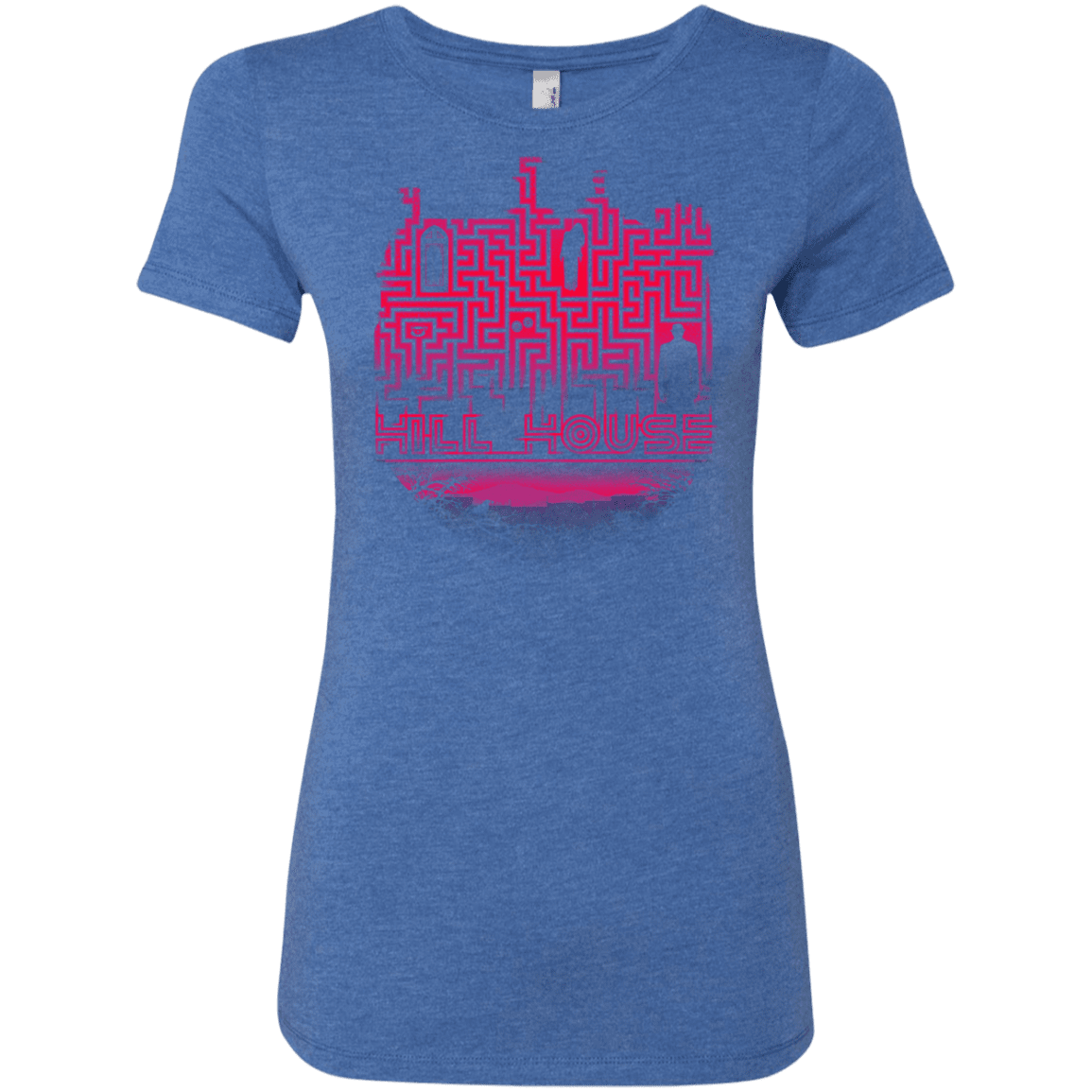 T-Shirts Vintage Royal / S Hill House Silhouette Women's Triblend T-Shirt