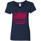 T-Shirts Navy / S Hill House Silhouette Women's V-Neck T-Shirt