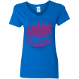 T-Shirts Royal / S Hill House Silhouette Women's V-Neck T-Shirt