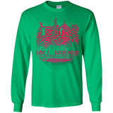 T-Shirts Irish Green / YS Hill House Silhouette Youth Long Sleeve T-Shirt
