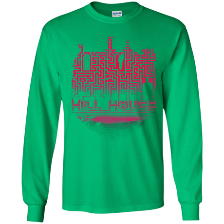 T-Shirts Irish Green / YS Hill House Silhouette Youth Long Sleeve T-Shirt